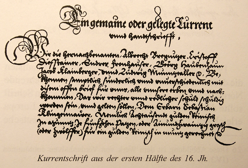 Kurrentschrift